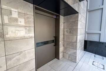 駐輪場の出入り口