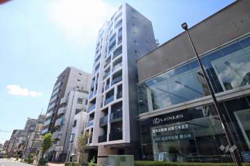 デュオステージ雪が谷大塚の外観(東側から)