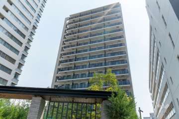 ファインレジデンス福島野田の外観（西側から）　