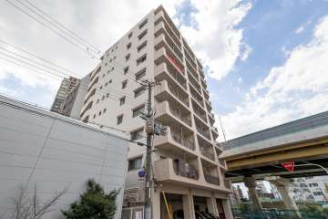 中津有明マンションの外観（北東側から）