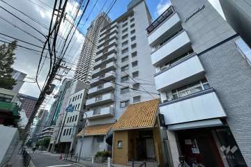 サンハイム第3中津の外観（北東側から）