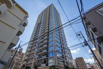 エルグレースタワー大阪同心の外観（北西側から）