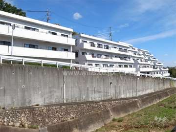 シャンティー逆瀬川の外観（南西側から）