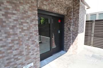 駐輪場の出入り口