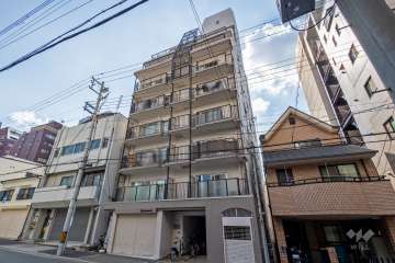 ユニハイム松屋町の外観（東側から）