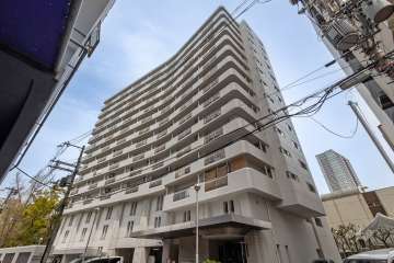 靭パークサイドコーポの外観（南西側から）