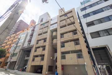 ニューライフ大手前参番館の外観（北西側から）