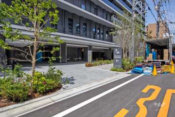 駐車場の出入口