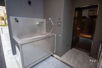 ペット足洗い場