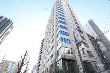 グランドメゾン北堀江レジデンスの外観（北東側から）