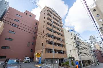 アスヴェル天満橋の外観（北東側から）