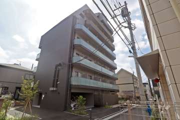 マテリア千住大橋の外観（北西側から）