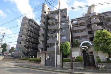 日吉オークハイムの外観(北西側から)