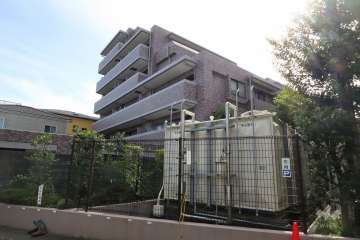 クレッセント新川崎4の外観(北側から)　　