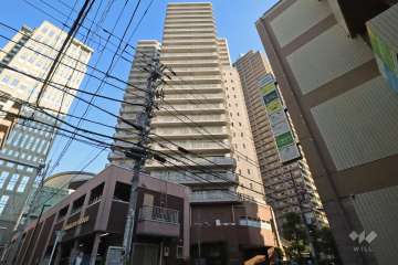 イクス川崎ザタワーの外観（北西側から）