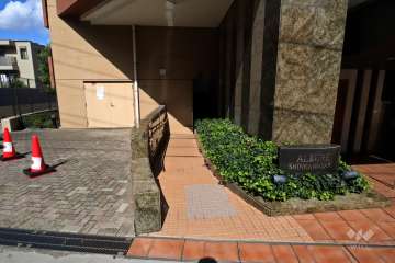 駐輪場へのアプローチ