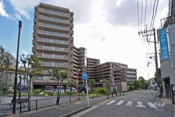 エンゼルコート新川崎の外観（北側から）