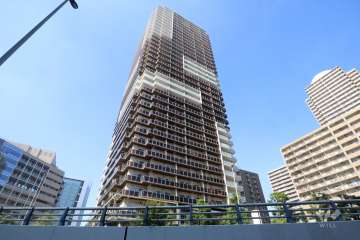 ブリリアタワー川崎の外観(南東側から)　