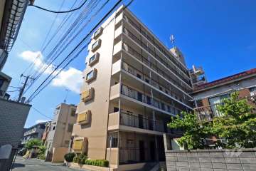 ライオンズマンション新川崎第2の外観(南東側から)