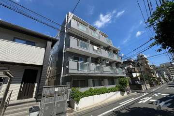 スピリッツハイム川崎の外観（南西側から）