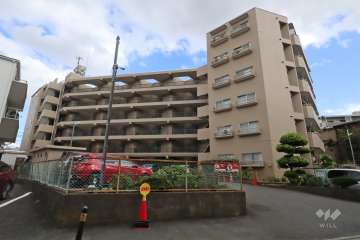 元住吉ガーデンハイツの外観(北西側から)