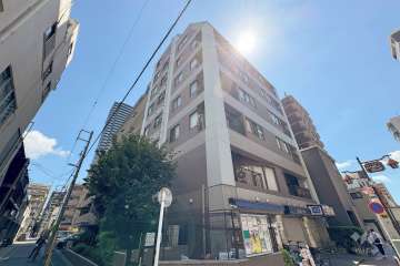 コスモ川崎グランデュールの外観（北西側から）