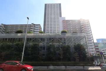 ラゾーナ川崎レジデンスセントラルタワーの外観（北側から)　