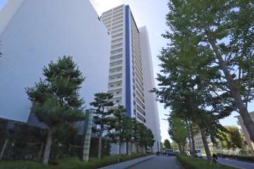 アクアリーナ川崎アズリーノタワーの外観(北西側から)