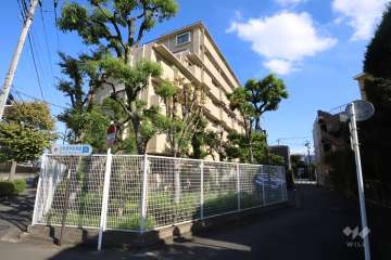 新川崎パークホームズの外観（北西側から）