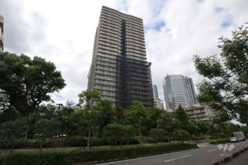パークシティ新川崎東二番街G棟の外観(南東側から)