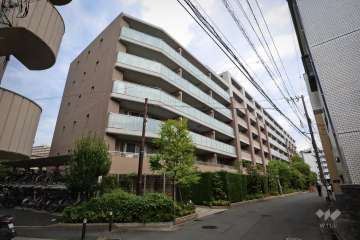 ザ・パークハウス新川崎の外観(南西側から)