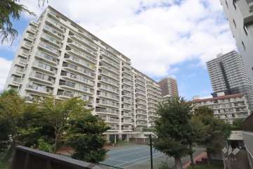 パークシティ新川崎西二番街B棟の外観(南西側から)