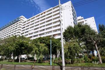 河原町団地15号棟の外観（南西側から）