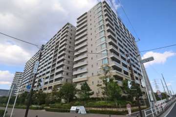 クレストプライムレジデンス アベニュー壱番街の外観（南西側から）