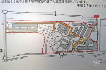 マンション敷地全体の案内図
