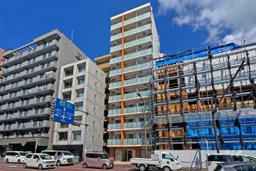 フェルクルール川崎の外観（南東側から）