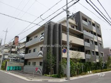 ロジュマン西宮武庫川の外観（北西側から）
