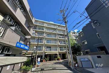 グランドマンション多摩川の外観（南西側から）