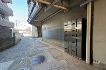 共用ポストと宅配ボックス