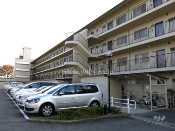 パロス甲子園三番町B棟の外観（北西側から）