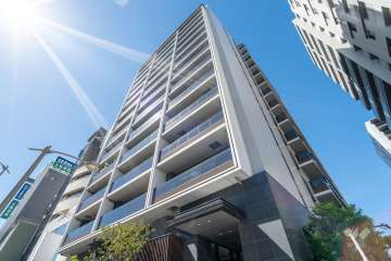 ジオ新町レジデンスの外観（南東側から）