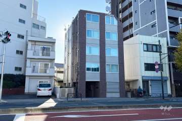 Ludens東新町の外観（北東側から）