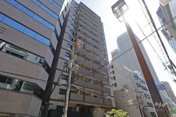 ファインレジデンス大阪本町の外観（北東側から）