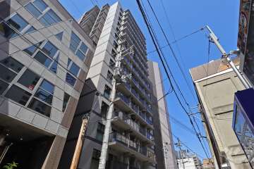 ファインレジデンス大阪本町の外観（南西側から）