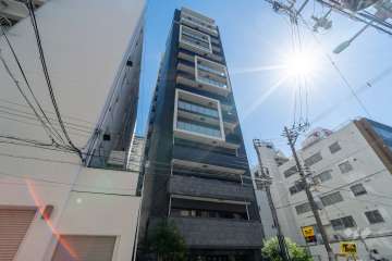 プレサンス新町ウィズジョイの外観（北東側から）
