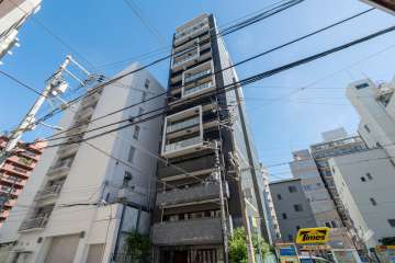 プレサンス新町ウィズジョイの外観（北西側から）