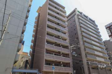 セレッソコート西心斎橋3の外観（北西側から）