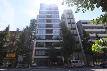 ブランズ渋谷代々木公園の外観(東側から)