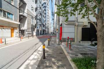 敷地北側の前面道路　　　