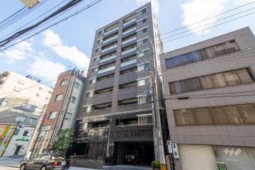 CONOE谷町4丁目の外観（北西側から）